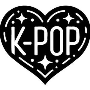 K-POP Heart Vinyl Decal